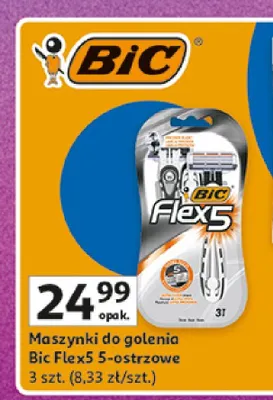 Maszynki do golenia Bic Flex5 promocja w Auchan
