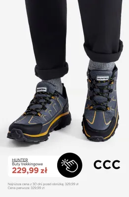 Buty trekkingowe HUNTER promocja w CCC
