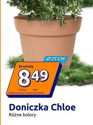 Doniczka Chloe różne kolory Ø 25cm promocja w Action