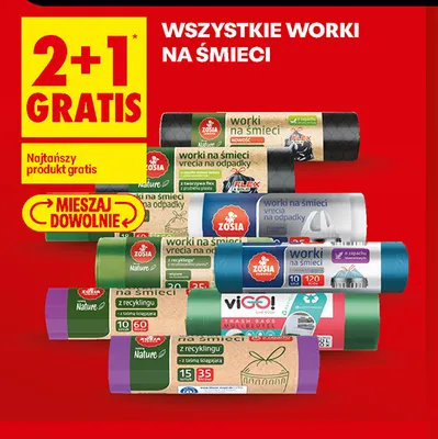 Worki na śmieci promocja w Biedronka
