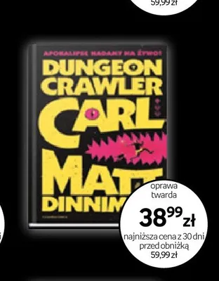 Książka Dungeon Crawler Carl Matt Dinniman promocja w Empik