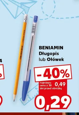 Długopis Beniamin promocja w Kaufland