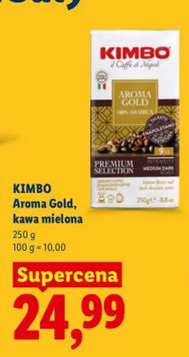 Kawa mielona Kimbo Aroma Gold promocja w Lidl