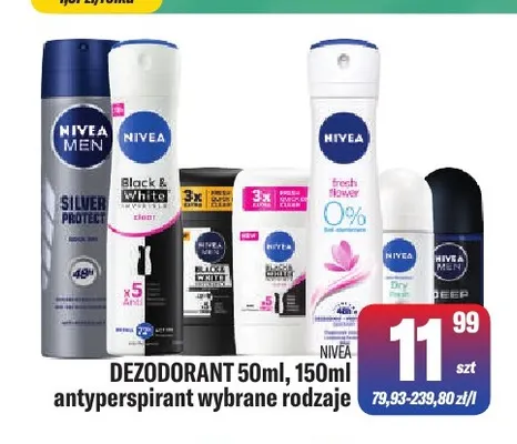 Dezodorant antyperspirant Nivea promocja w Tomi Markt