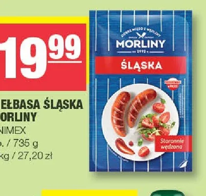 Kiełbasa śląska Morliny promocja w SPAR