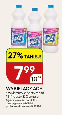Wybielacz Ace wybrany asortyment promocja w Chata Polska