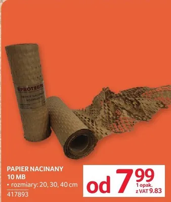 Papier nacinany 10 mb promocja w Selgros