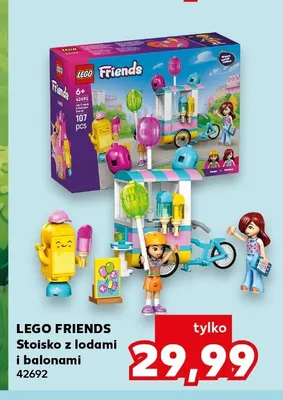 Klocki LEGO FRIENDS Stoisko z lodami i balonami 42692 promocja w Kaufland