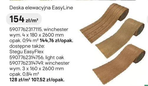 Deska elewacyjna EasyLine winchester promocja w Castorama