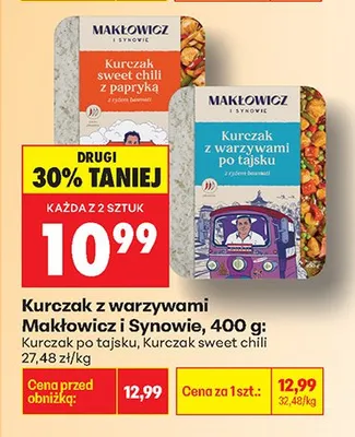 Kurczak z warzywami po tajsku promocja w Biedronka