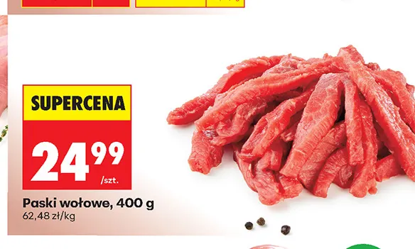 Paski wołowe promocja w Biedronka