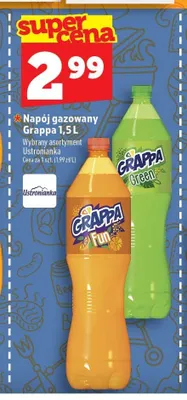 Napój gazowany Grappa Fun promocja w TOPAZ