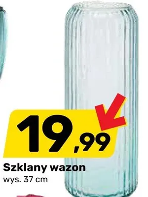 Szklany wazon promocja w Bricomarche