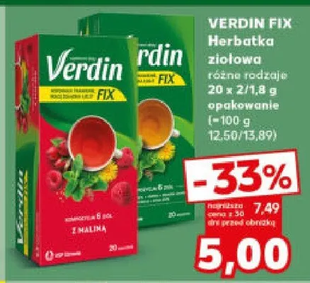 Herbatka ziołowa różne rodzaje promocja w Kaufland