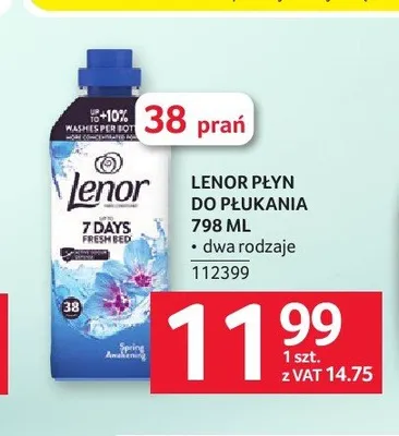 Płyn do płukania Lenor Spring Awakening promocja w Selgros