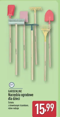 Narzędzia ogrodowe dla dzieci promocja w Aldi