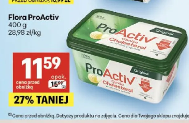 Margaryna Flora ProActiv promocja w Delikatesy Centrum