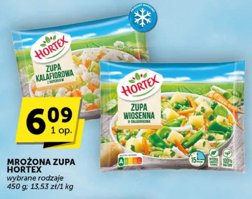 Mrożona zupa Hortex promocja w Euro Sklep