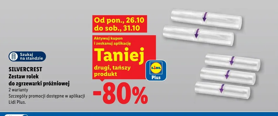 Zestaw rolek do zgrzewarki próżniowej Silvercrest 2-pak promocja w Lidl