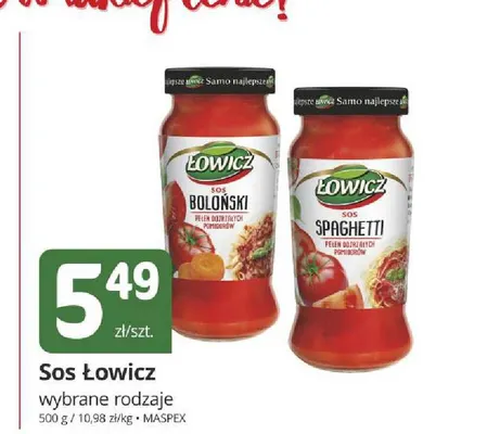 Sos boloński Łowicz promocja w Marketvita