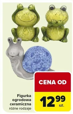 Figurka ogrodowa ceramiczna różne rodzaje promocja w Carrefour