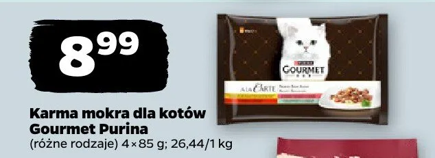 Karma mokra dla kotów  promocja w Netto
