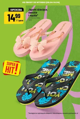 Japonki dziecięce, damskie i męskie promocja w POLOmarket