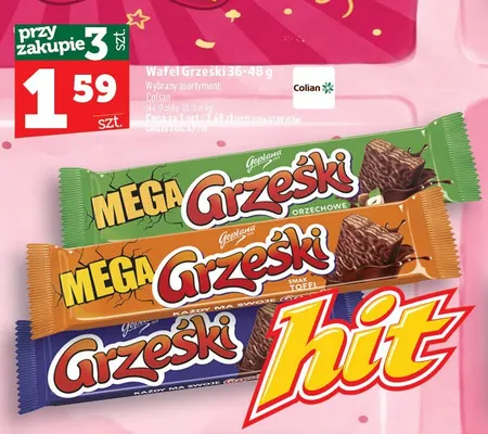 Wafel Grześki promocja w TOPAZ