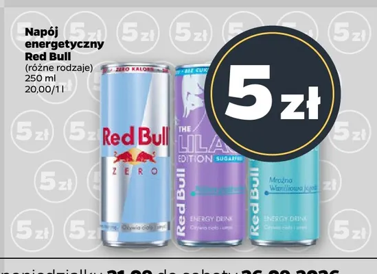 Napój energetyczny zero Be power promocja w Netto