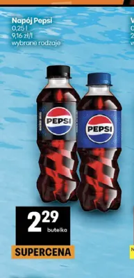 Napój gazowany Pepsi Zero Cukru promocja w Delikatesy Centrum
