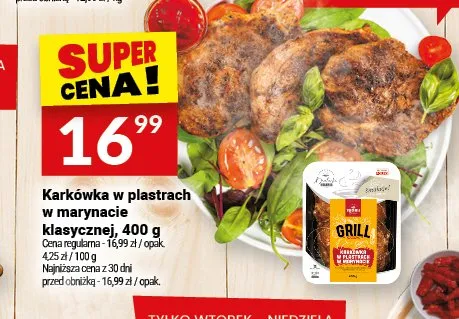 Karkówka w plastrach w marynacie klasycznej Białecki promocja w Twój Market