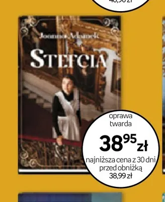 Książka Stefcia Joanna Adamek oprawa twarda promocja w Empik