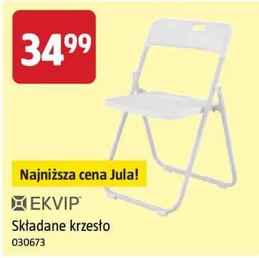 Składane krzesło Ekvip promocja w Jula