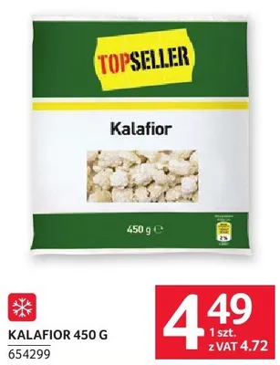 Kalafior mrożony 450 g promocja w Selgros