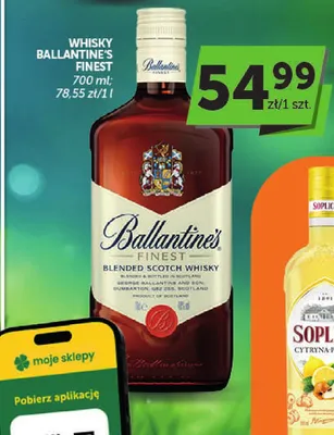 Whisky Ballantine's Finest promocja w Euro Sklep