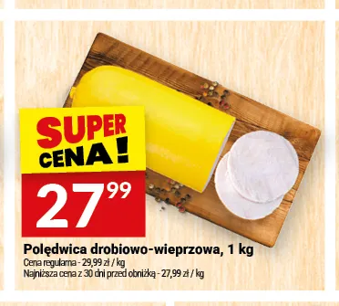 Polędwica drobiowo-wieprzowa Białecki Wędzarnia promocja w Twój Market