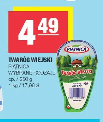 Twaróg wiejski Piątnica promocja w SPAR