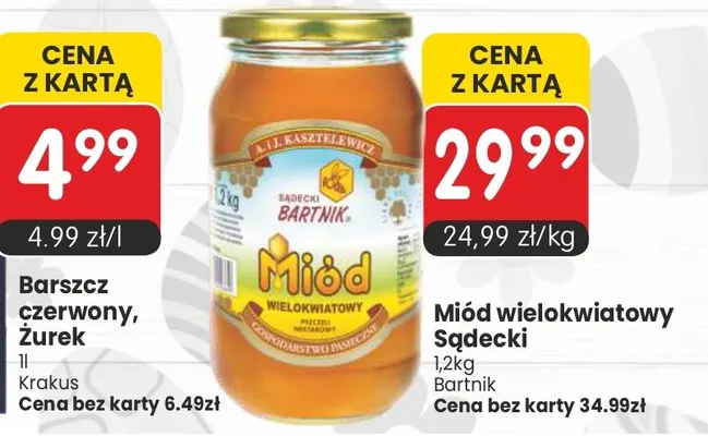Barszcz czerwony, Żurek promocja w Market Point