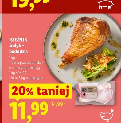 Indyk podudzia Rzeźnik promocja w Lidl