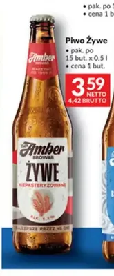 Piwo Amber Żywe promocja w Makro