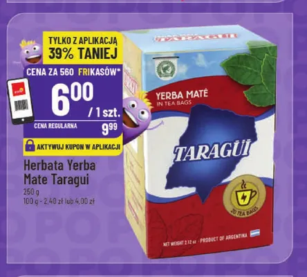 Herbata Yerba Mate Taragüi promocja w POLOmarket