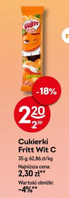 Cukierki Fritt Wit C promocja w Żabka
