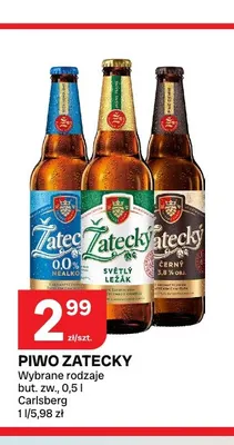 Piwo Zatecky Světlý Ležák promocja w Chorten