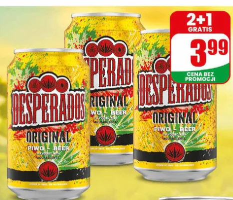 Piwo Desperados Original promocja w Dino