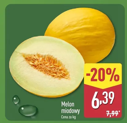 Melon miodowy promocja w Aldi