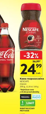 Kawa rozpuszczalna Classic promocja w Intermarche