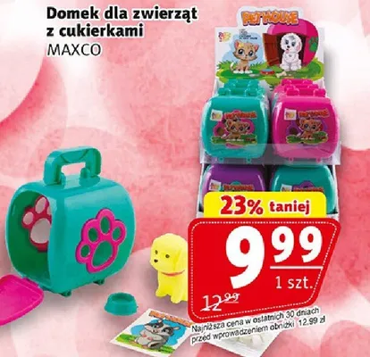 Domek dla zwierząt z cukierkami promocja w Prim Market