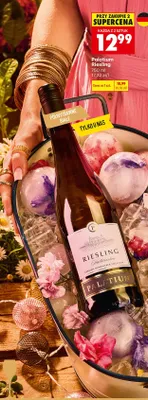 Wino Palatium Riesling półwytrawne białe promocja w Biedronka