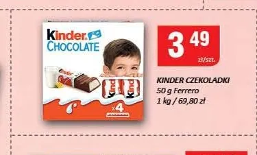 Czekoladki Kinder promocja w Chorten