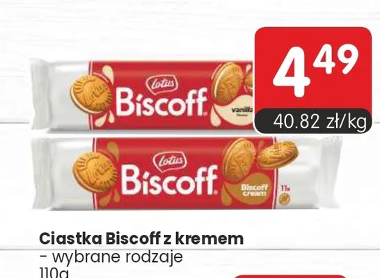 Ciastka Biscoff z kremem Lotus promocja w Market Point